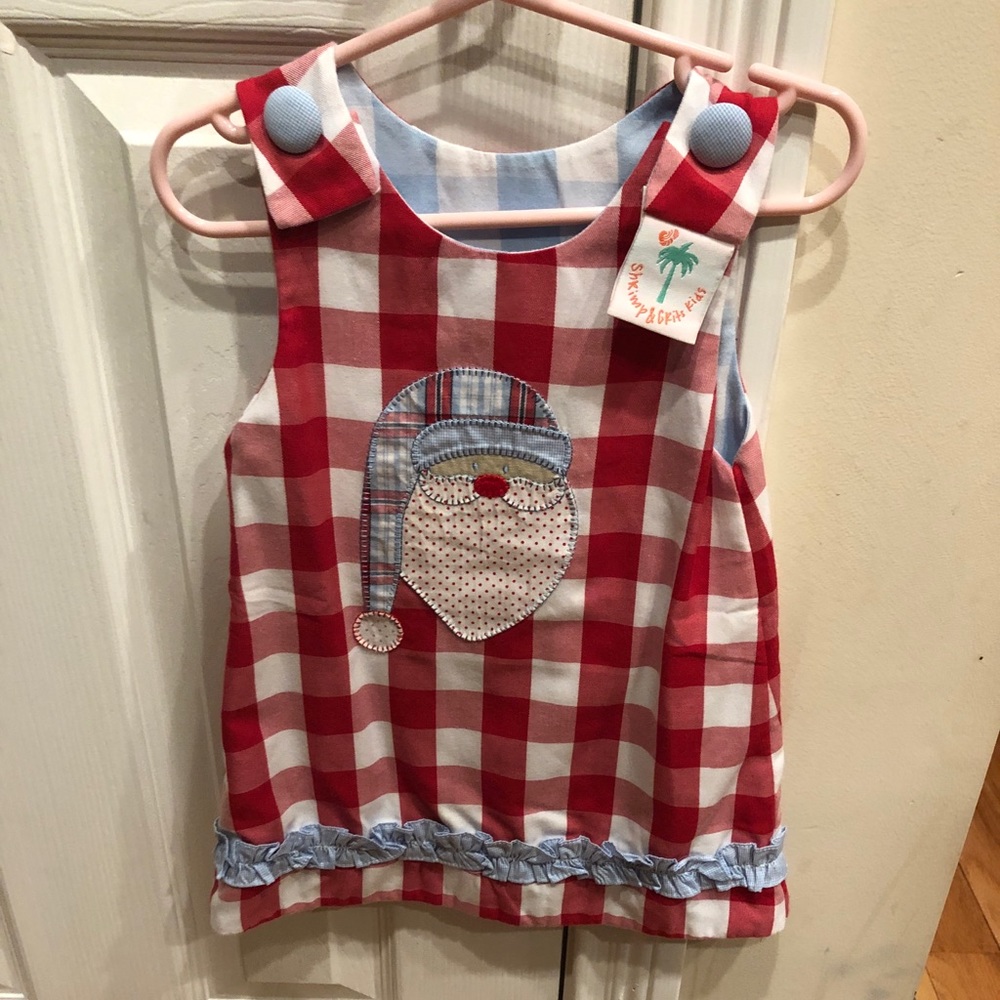 Shrimp and grits reversible dress.